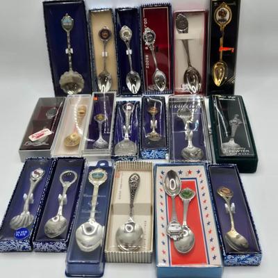 LOT 45D: Large Selection of Collectible Spoons