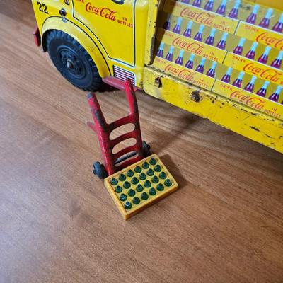 LOT 53M: Vintage Marx Lumar Coca-Cola Delivery Truck No.22