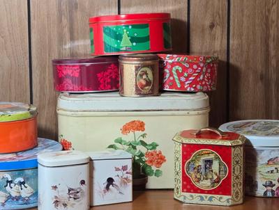 LOT 54M: Multiple Tins of all Sizes
