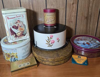 LOT 55M: Vintage Cake Tin, and More