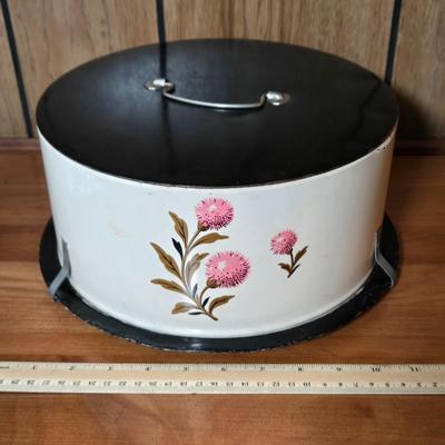 LOT 55M: Vintage Cake Tin, and More