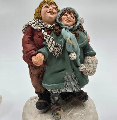 LOT 59D: June McKenna Santa Figurines