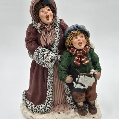 LOT 59D: June McKenna Santa Figurines