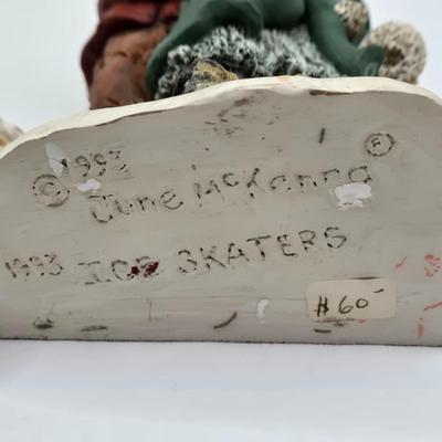 LOT 59D: June McKenna Santa Figurines