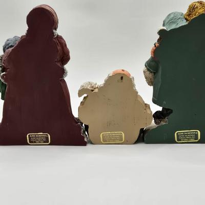 LOT 59D: June McKenna Santa Figurines