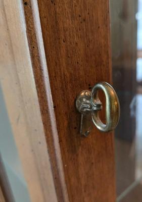 LOT 63L: Lighted Curio Cabinet