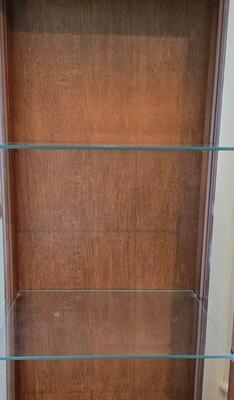 LOT 63L: Lighted Curio Cabinet