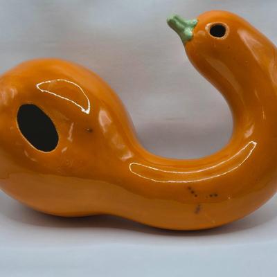 LOT 71K: Vintage Inarco Japan Cornucopia with Matching Candle stick Holders, Holland Mold Cabbage Tureen, and Ceramic Gourd Candle Holder...