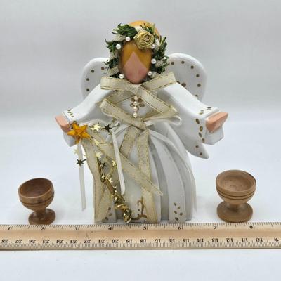 LOT 75M: Atlas China The Last Supper Plate with 22K Gold Trim, Vintage Miniature Bone China Nativity, and More