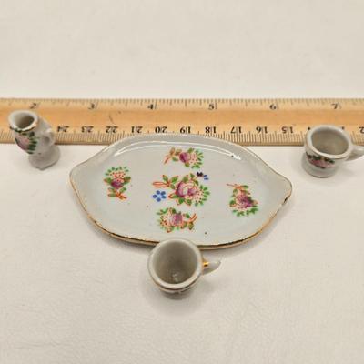 LOT 76X: Beautiful Flower Tea Cups and Saucers/ Many Made in Occupied Japan