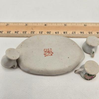 LOT 76X: Beautiful Flower Tea Cups and Saucers/ Many Made in Occupied Japan