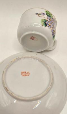 LOT 76X: Beautiful Flower Tea Cups and Saucers/ Many Made in Occupied Japan
