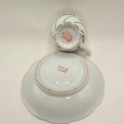 LOT 76X: Beautiful Flower Tea Cups and Saucers/ Many Made in Occupied Japan