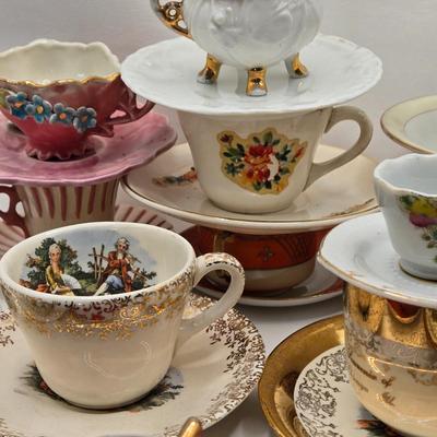 LOT 78X: Multiple Tea Cups and Saucers/ Some Made in Occupied Japan