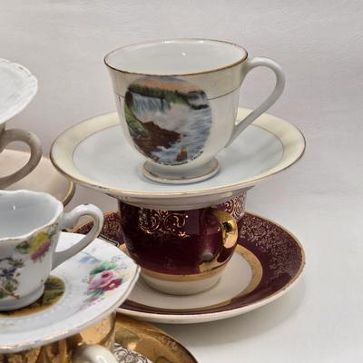LOT 78X: Multiple Tea Cups and Saucers/ Some Made in Occupied Japan