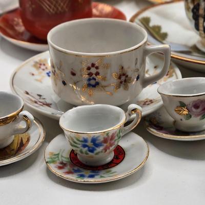 LOT 78X: Multiple Tea Cups and Saucers/ Some Made in Occupied Japan