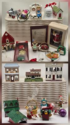 LOT 80X: Variety of Christmas Tree Ornaments Including Many Hallmark Keepsake Ornaments