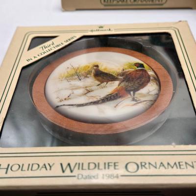 LOT 84X: Christmas Tree Ornaments Including Hallmark Birds Collector Series, Avon Ornaments, Radio City Christmas Spectacular, and More