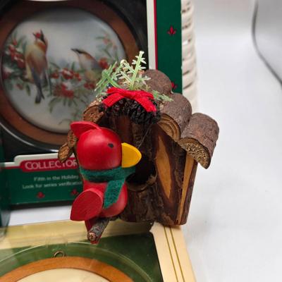 LOT 84X: Christmas Tree Ornaments Including Hallmark Birds Collector Series, Avon Ornaments, Radio City Christmas Spectacular, and More