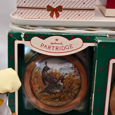 LOT 84X: Christmas Tree Ornaments Including Hallmark Birds Collector Series, Avon Ornaments, Radio City Christmas Spectacular, and More