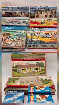 LOT 87X: Plasticville O&S Gauge Houses and Buildings & More