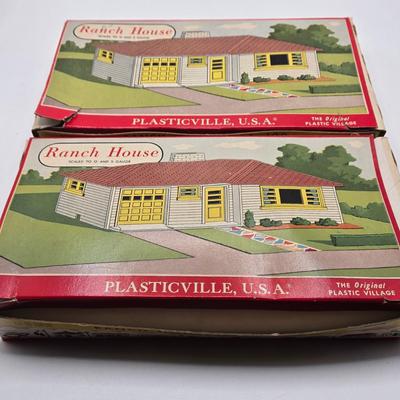 LOT 87X: Plasticville O&S Gauge Houses and Buildings & More