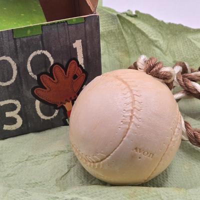 LOT 91X: Vintage Sports Themed Avon Soap on a Rope and More