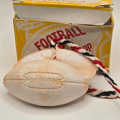 LOT 91X: Vintage Sports Themed Avon Soap on a Rope and More