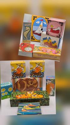 LOT 92X: Vintage Kid's Themed Avon Bath Soaps and Dish Soap Sets