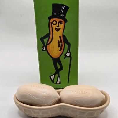 LOT 95X: Vintage Soaps Including Avon Mr. Peanut, Wild Country, and More/ Yes, and a Hot Dog Soap....