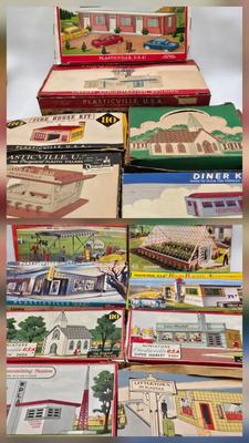 LOT 99X: HO Scale & O&S Gauge Plasticville Buildings