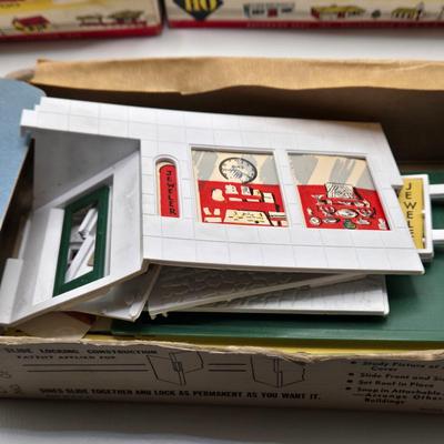 LOT 99X: HO Scale & O&S Gauge Plasticville Buildings