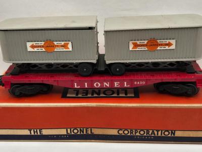 LOT 100X: Lionel Train Cars with Original Boxes