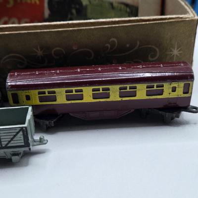 LOT 102X: Vintage Toys Including Hot Wheels 1968 Python, John Deere Tractor, Matchbox Football and Baseball Players, Lone Star Trains and...