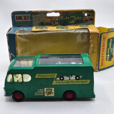 LOT 102X: Vintage Toys Including Hot Wheels 1968 Python, John Deere Tractor, Matchbox Football and Baseball Players, Lone Star Trains and...