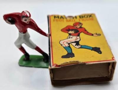 LOT 102X: Vintage Toys Including Hot Wheels 1968 Python, John Deere Tractor, Matchbox Football and Baseball Players, Lone Star Trains and...