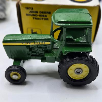 LOT 102X: Vintage Toys Including Hot Wheels 1968 Python, John Deere Tractor, Matchbox Football and Baseball Players, Lone Star Trains and...