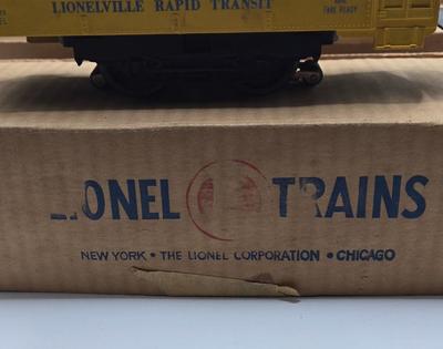 LOT 104X: Vintage Lionel Trains with Original Boxes
