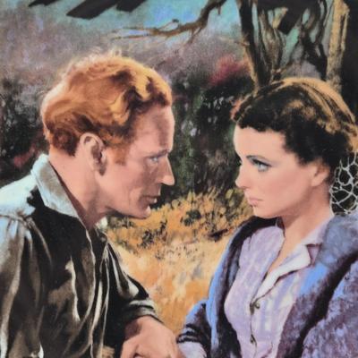 LOT 107X: "Frankly My Dear , I Don't Give a Damn." / Gone with the Wind Numbered Plates By Howard Rogers and Wooden Plate...