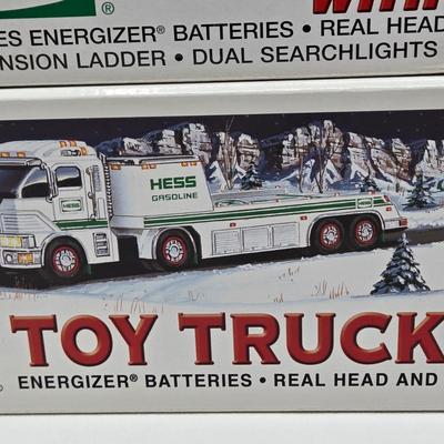 LOT 108X: First of Three Lots/ 6 NIB Hess Trucks