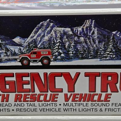 LOT 108X: First of Three Lots/ 6 NIB Hess Trucks