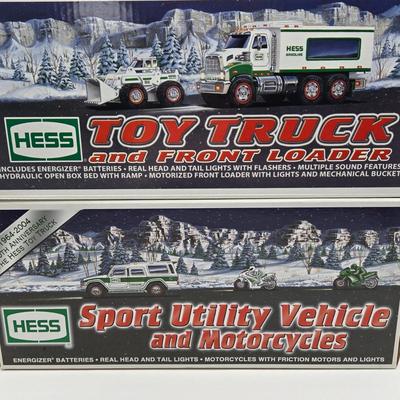 LOT 108X: First of Three Lots/ 6 NIB Hess Trucks