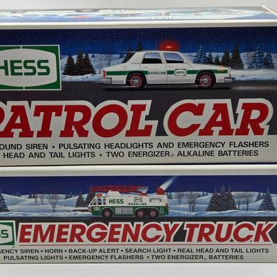 LOT 109X: Second of Three Lots/6 NIB Hess Trucks
