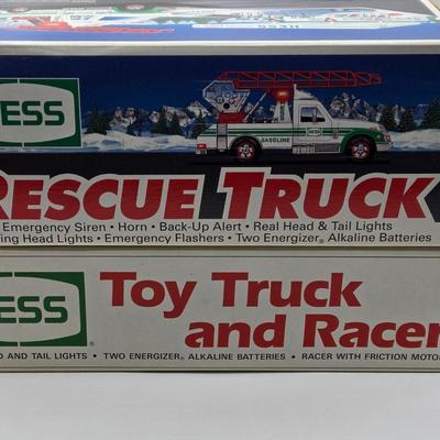 LOT 109X: Second of Three Lots/6 NIB Hess Trucks
