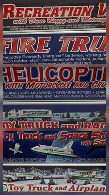 LOT 110X: Third of Three Lots/6 NIB Hess Trucks