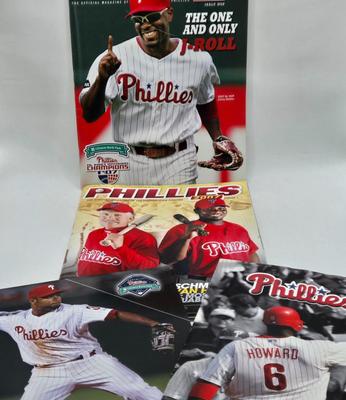 LOT 111X: "The Boys of Summer" / Phillies Magazines, Posters, Calendars, Yearbook, Used Tickets, Harry Kalas Photos (One...
