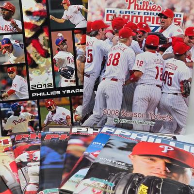 LOT 111X: "The Boys of Summer" / Phillies Magazines, Posters, Calendars, Yearbook, Used Tickets, Harry Kalas Photos (One...