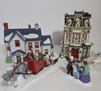 LOT 116X: Dept. 56 " Good Day Reverend", "Over the River and Through the Woods", "Pennsylvania Dutch...