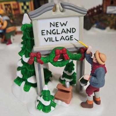 LOT 117X: Dept.56 "Semple's Smoke House", "Steen's Maple House", "Fresh Paint", and "Toy...