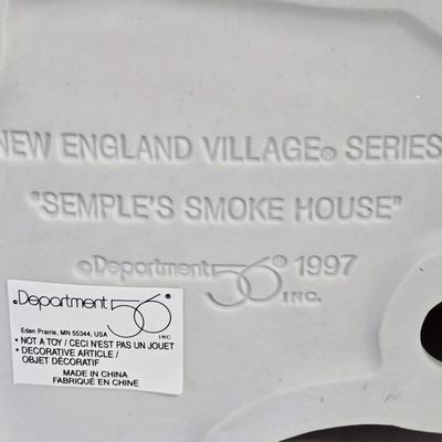LOT 117X: Dept.56 "Semple's Smoke House", "Steen's Maple House", "Fresh Paint", and "Toy...